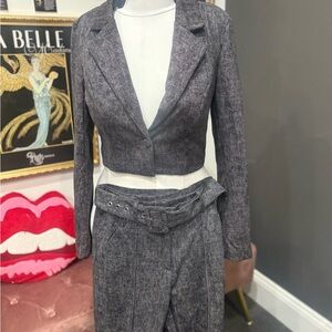 Stylish Grayish Women's Pantsuit set